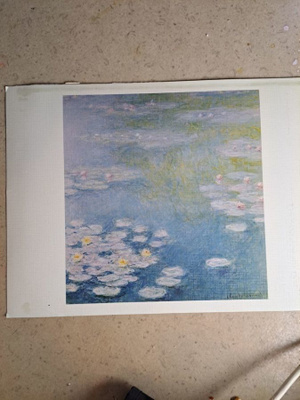 Taidejuliste Claude Monet : Lumpeita