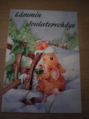 Joulu kortti,kulkematon.