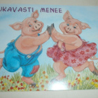 Marjaliisa Pitkäranta: Mukavasti menee! Porsaskortti, ei p. - pikkukuva 1