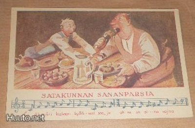 Nuottikortti,  Satakunnan sananparsia   (K8)