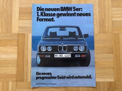 Esite BMW E28 5-sarja 518 - 520i - 525i - 528i, 1981
