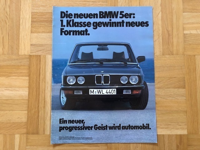 Esite BMW E28 5-sarja 518 - 520i - 525i - 528i, 1981
