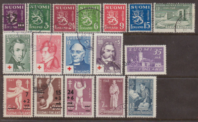 v.1948 Merkkejä leimattuna