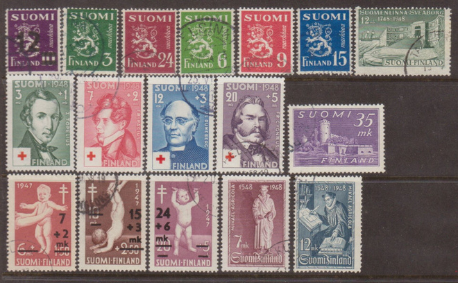 v.1948 Merkkejä leimattuna
