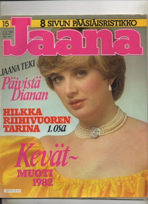 Jaana n:o 15 1982 Miss  Suomi. Päivi Viren. Leena. Hilkka.