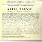 cd, Nuevo Quinteto Otra Vez - A Fuego Lento [tango, latin] - pikkukuva 3
