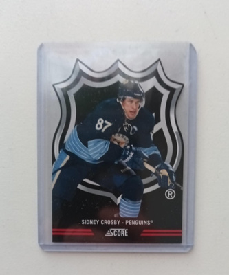 11-12 Score Sidney Crosby NHL Shield Die-cut