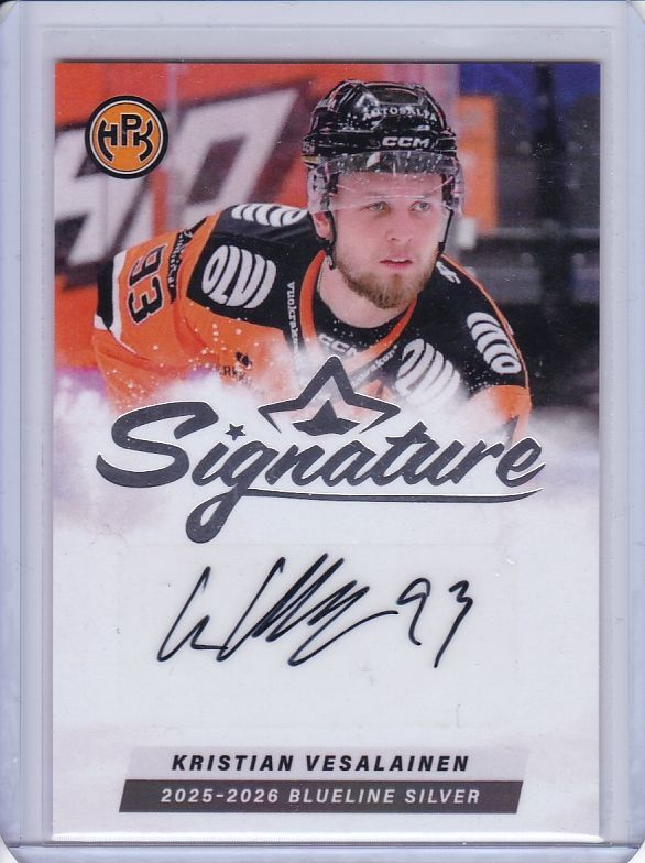 2025-26 Blueline S2 - Signature Silver - Kristian Vesalainen
