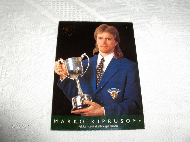 1995 SM-liiga "Marko Kiprusoff, Pekka Rautakallio-palkinto"