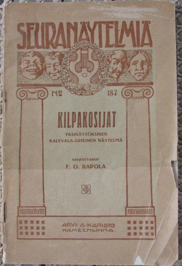 F. O. Rapola Kilpakosijat, Karisto 1915 1p. 38 + 4 s.