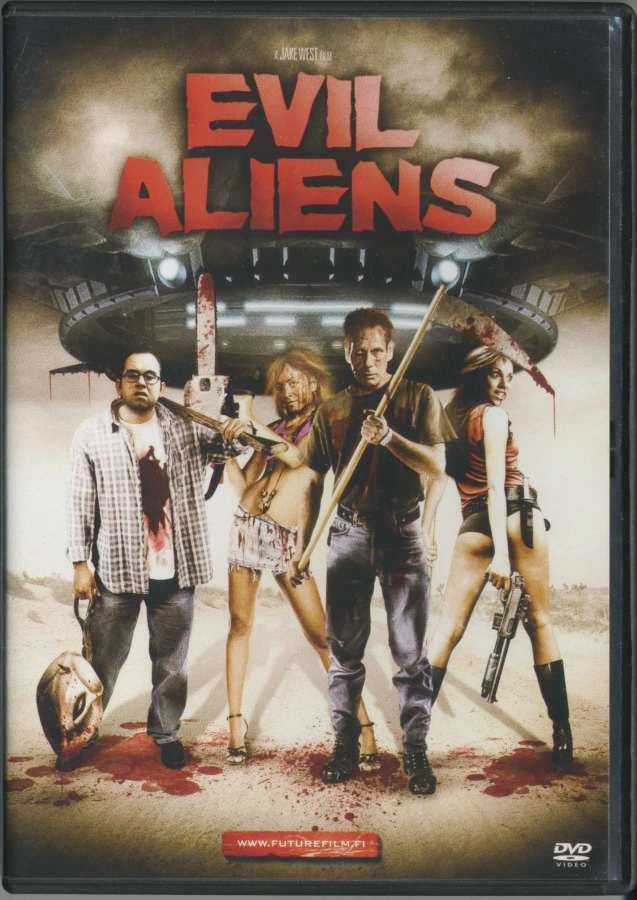 EVIL ALIENS - Suomi-DVD 2006 UK slapstick-scifihorror-comedy