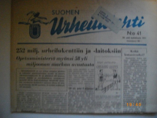 Suomen Urheilulehti Nro 41/1951 (25.2)