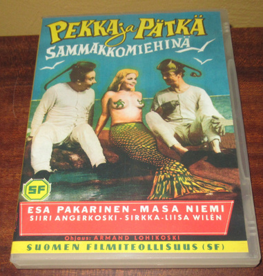 Pekka ja Pätkä sammakkomiehinä dvd.
