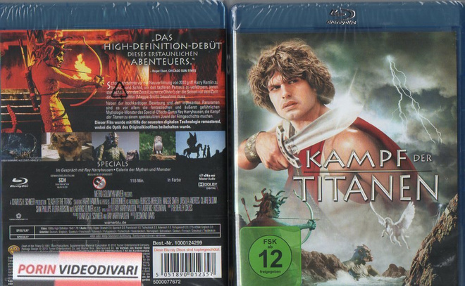 Clash Of The Titans - Jumalten Taistelu	(75 996)UUSI	 SF-TXT