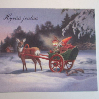 KULKEMATON RAIMO PARTANEN JOULUKORTTI