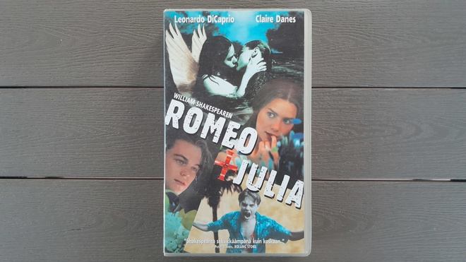 VHS: William Shakespearen Romeo & Julia (Leonardo DiCaprio)