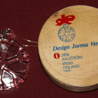 Iittala design Jorma Vennola lasikoriste - pikkukuva 2