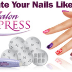 Salon Express, Nail Art Stamping Kit, kynsien koristelu UUSI - pikkukuva 4
