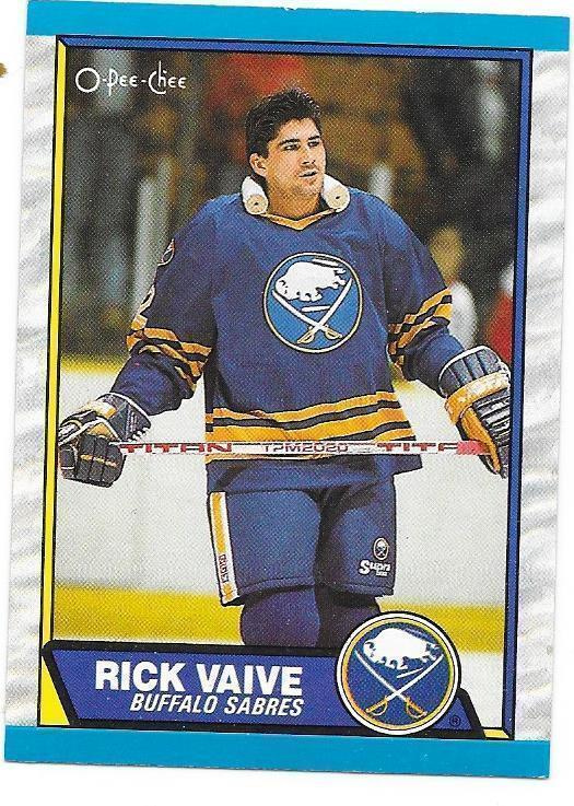 1989-90 OPC #125 Rick Vaive Buffalo Sabres