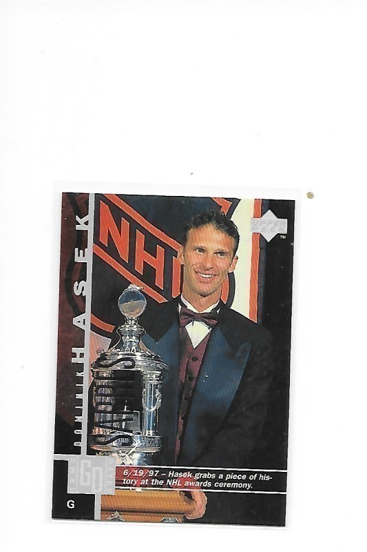 1997-98 Upper Deck Game Dated #225 Dominik Hasek Buffalo MV