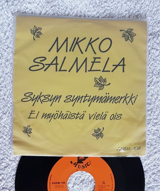 Mikko Salmela – Syksyn Syntymämerkki 7" single