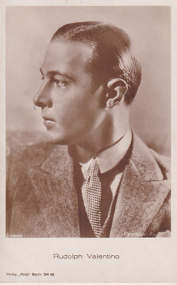 Rudolph Valentino, filmitähti . Star.  e148