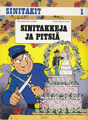 Sinitakit 1 Sinitakkeja ja pitsiä (Semic 1988)
