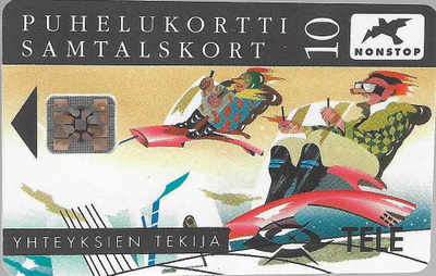 S3 10 MK LENTÄVÄT PUHELIMET TELE PUHELUKORTTI
