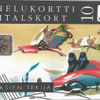 S3 10 MK LENTÄVÄT PUHELIMET TELE PUHELUKORTTI - pikkukuva 1
