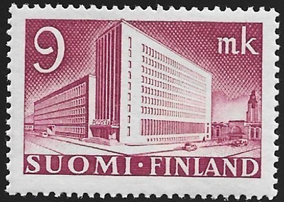 1942 M-30 Postitalo 9 mk  karmiininlila ** Lape 268 LSP Lm2