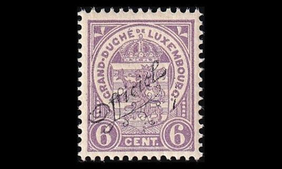 Luxemburg 80 * Virkamerkki 6 C (1908)