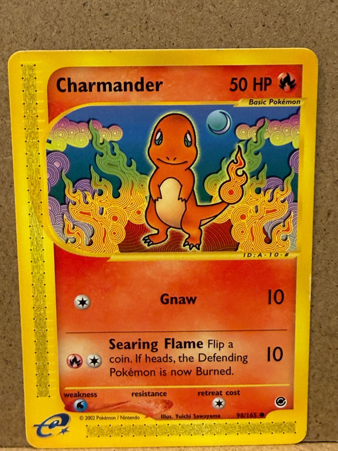 Pokémon Charmander 98/165 – Expedition Base Set (2002)