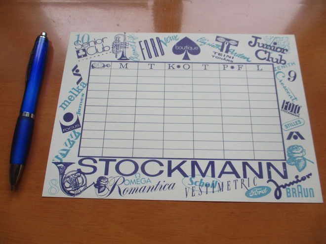 Stockmann kuusipäiväisen kouluviikon lukujärjestys