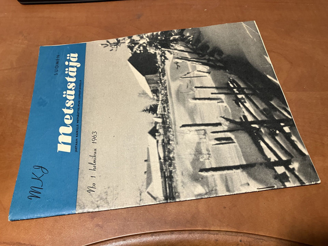 SUOMEN METSÄSTÄJÄ LEHTI 1/1963 HYVÄ