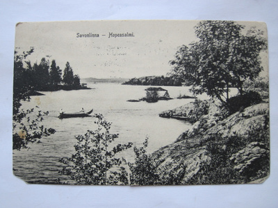 VANHA Postikortti Savonlinna 1912