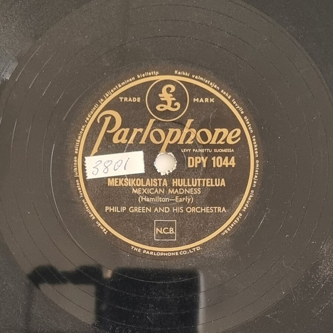 Savikiekko 1954 - Philip Green orkesteri Parlophone DPY 1044