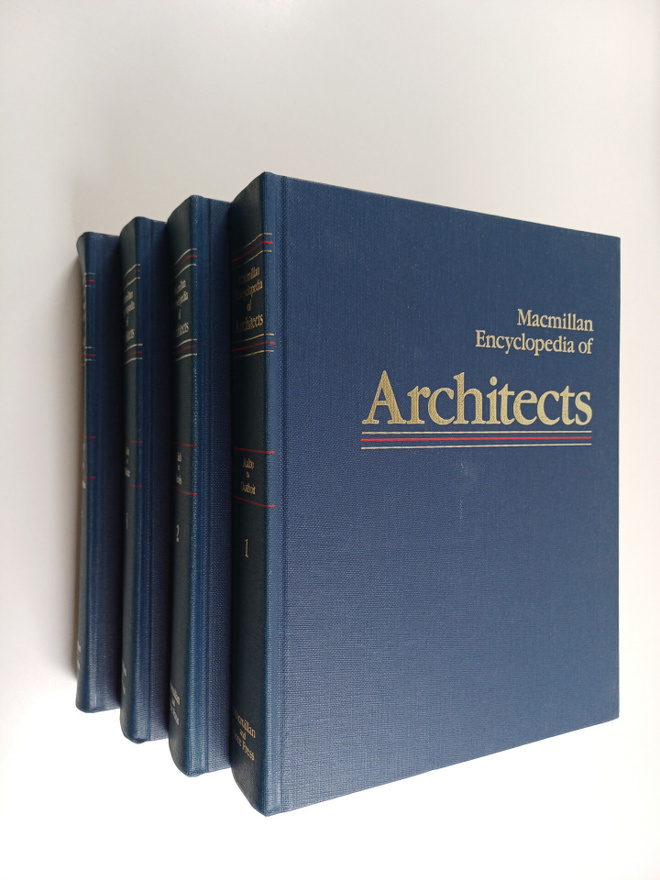 Adolf K. Placzek : Macmillan encyclopedia of architects 1-4