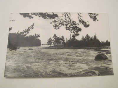 VANHA Postikortti Kotka 1950-l Alkup.Mallikappale