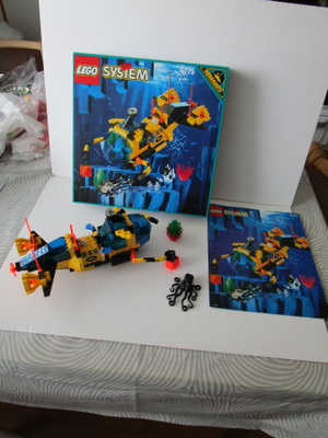 Vintage Aquanauts lego 6175: Aquanaut Sukellusalus