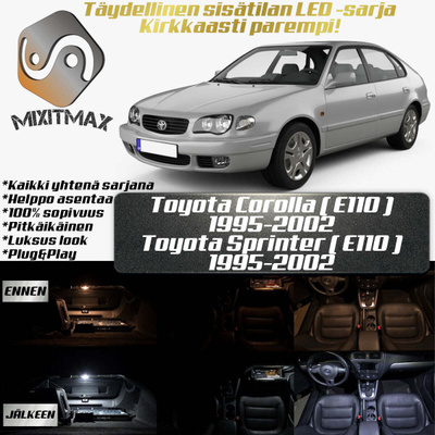 Toyota Corolla (E110) Sisätilan LED-sarja 5-osai