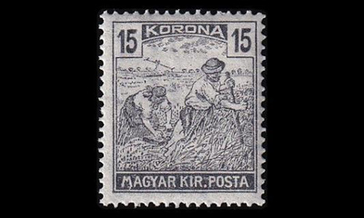 Unkari 342 ** Viikatemies 15 Kr (1921)
