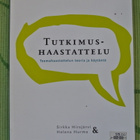 S. Hirsijärvi & Helena Hurme: TUTKIMUSHAASTATTELU - pikkukuva 1