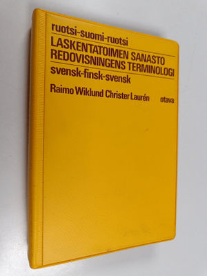 Raimo Wiklund : Laskentatoimen sanasto : ruotsi - suomi -...