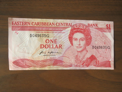 Eastern Caribbean Central Bank One Dollar