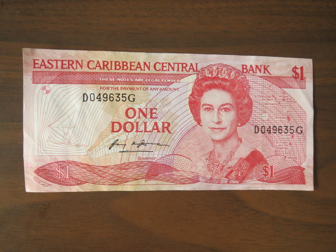 Eastern Caribbean Central Bank One Dollar
