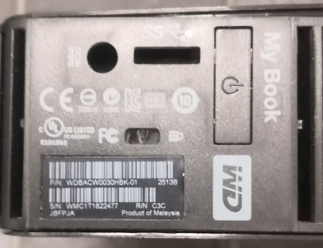 WD ulkoinen kovalevykotelo