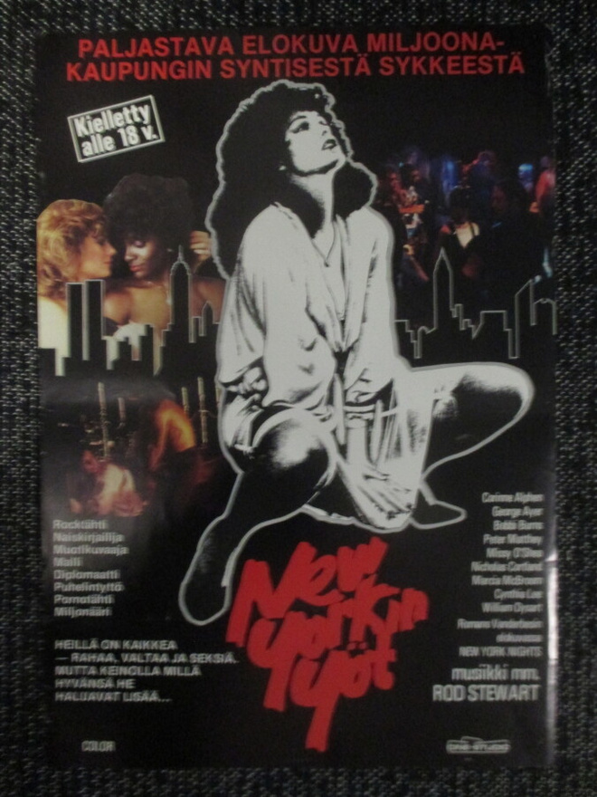New Yorkin yöt (1984) - vanha elokuvajuliste (K-18)