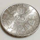 Itävalta 25 Schilling 1964, Franz Grillparzer, hopeakolikko - pikkukuva 3