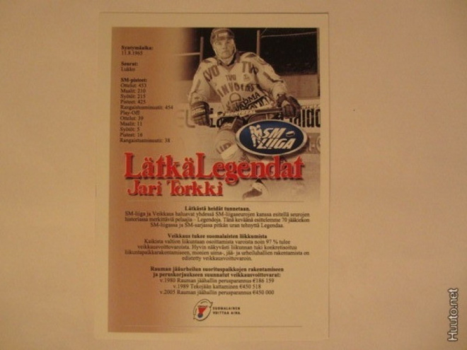 Jari Torkki Rauman Lukko Lätkälegendat