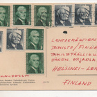 Martta Wendelin kortti ja 14kpl USA-merkit - pikkukuva 2